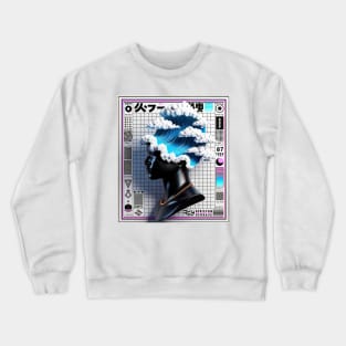 Vaporwave Oceanwave African Aesthetic Crewneck Sweatshirt